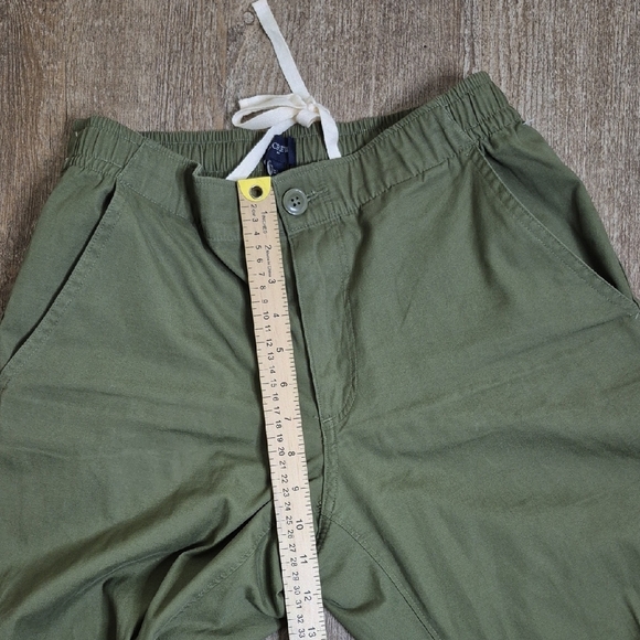 J. Crew Green Sweatpants with Elastic Waistband and Tapered Ankles - Picture 5 of 8